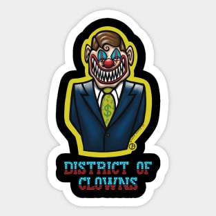 Clown Politician Sticker